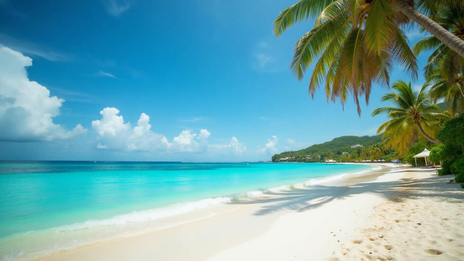 Playa turquesa de la Isla de Margarita, Venezuela